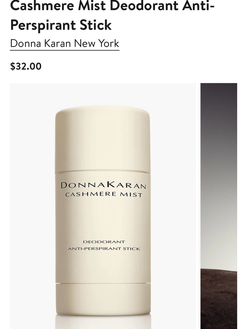 Cashmere Mist Deodorant Anti-Perspirant Stick
